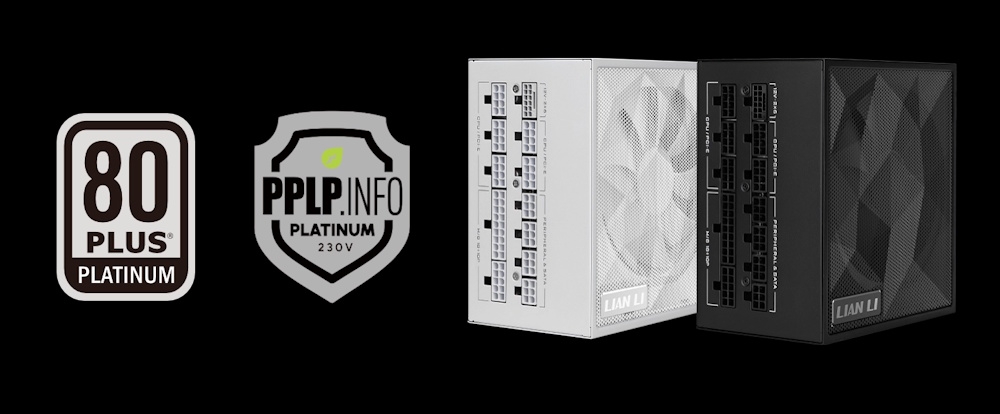 ATX 3.1・PCIe 5.1対応、12V-2x6コネクター搭載。80 PLUS® Platinum